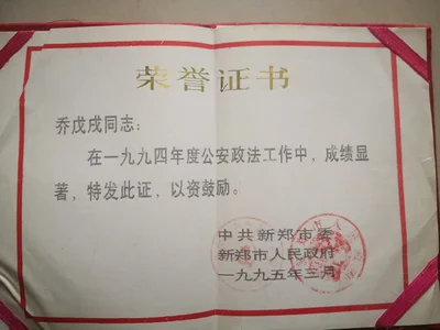 [1994 ]年度公安政法工作先进个人
